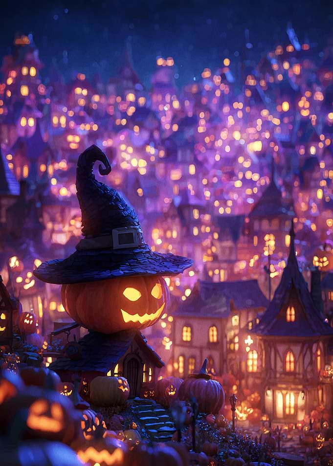 Halloween Town Pumpkin Scarecrow