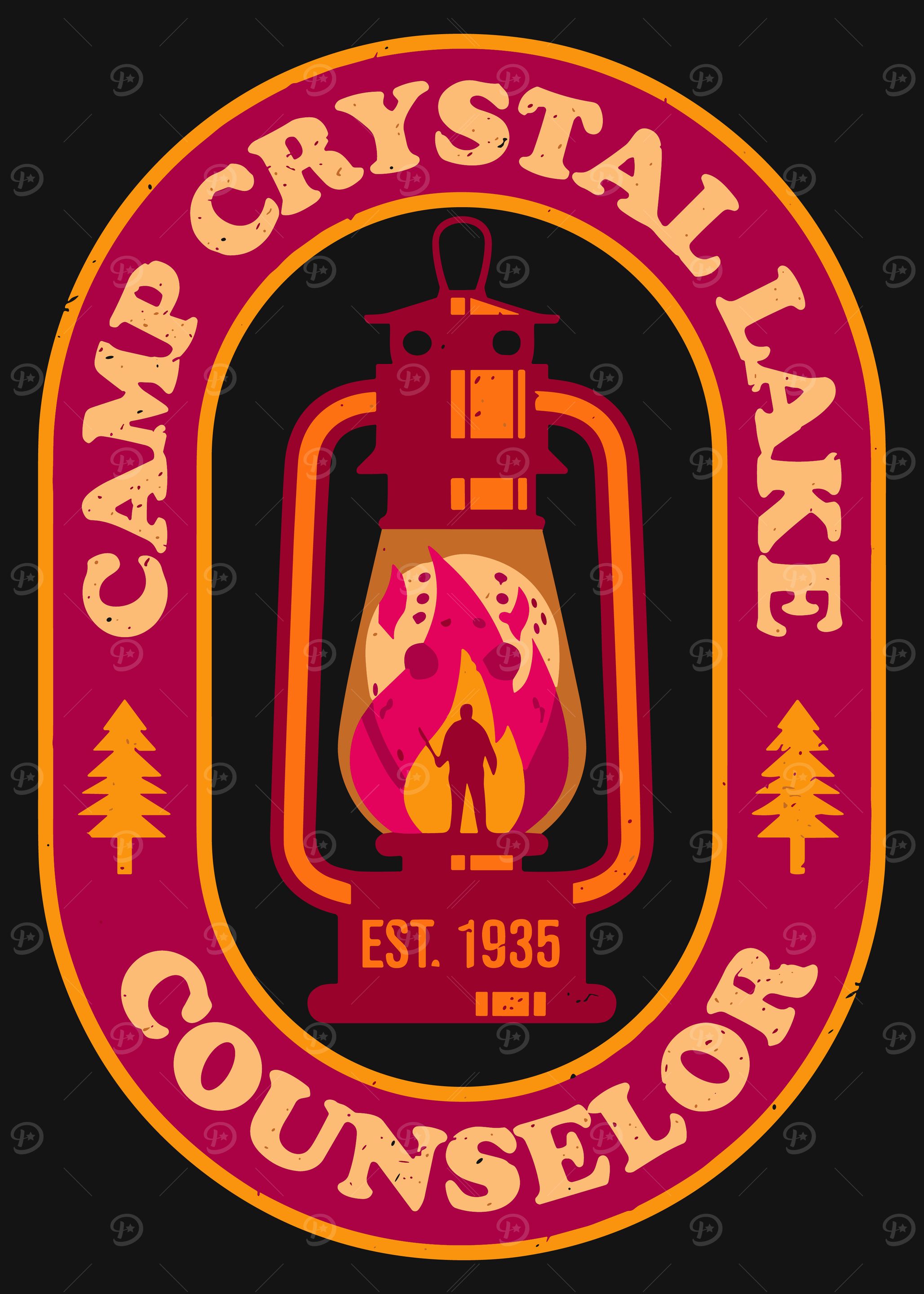Camp Crystal Lake Counselor Emblem