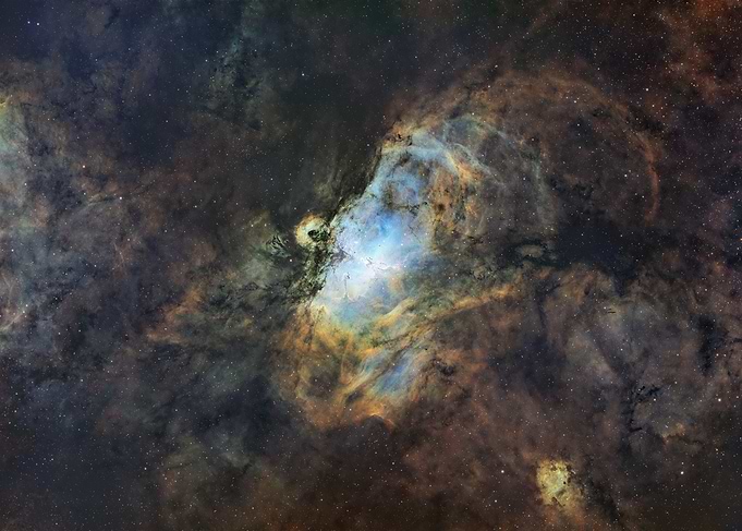 M16 Eagle Nebula in deep space
