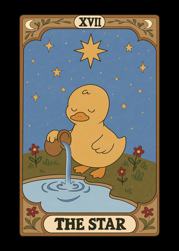 Duck Tarot - The Star