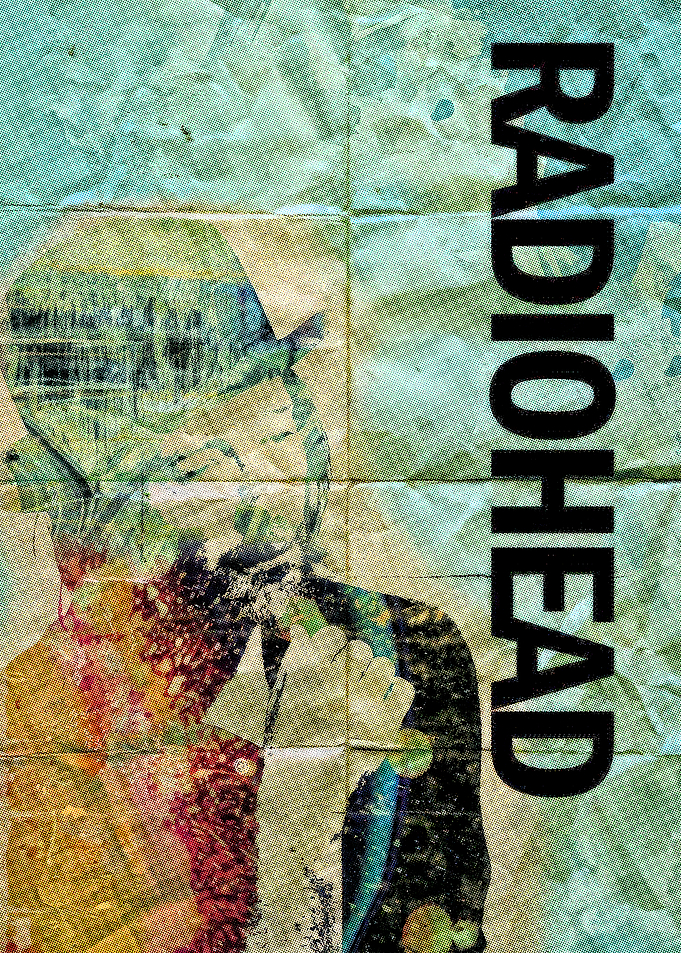 Radiohead Abstract Portrait Poster