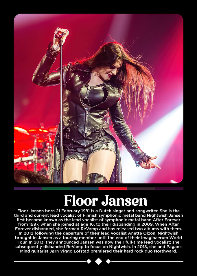 Floor Jansen Performing Live on Stage