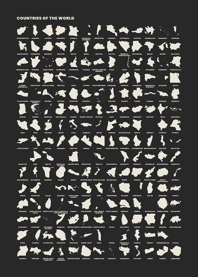 Countries of the World Map