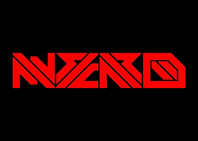 N.E.R.D. Logo Red on Black