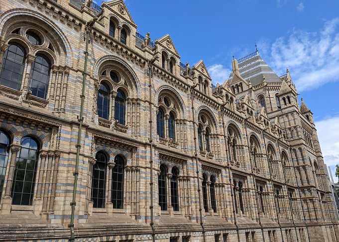 Natural History Museum Facade, London