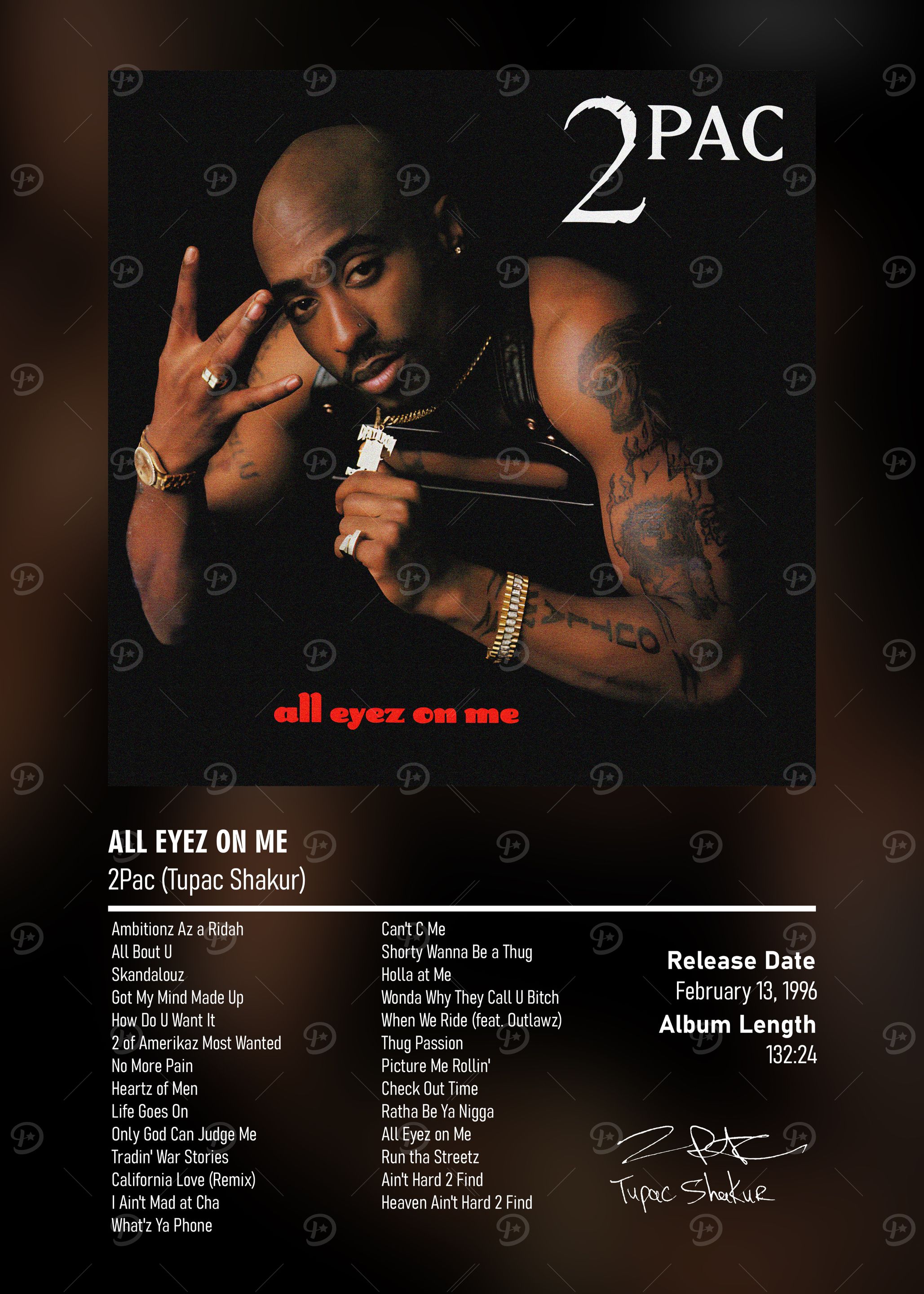 2pac Posters Online - Shop Unique Metal Prints, Pictures