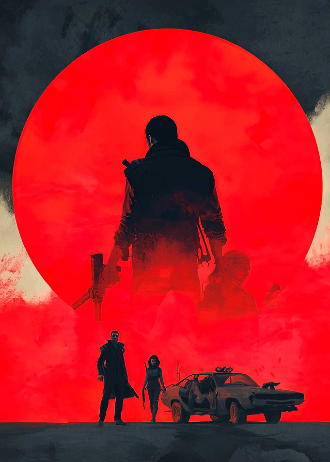 Post-Apocalyptic Red Moon