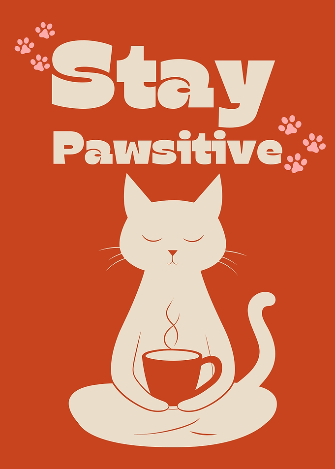 Stay Pawsitive Cat Meditation