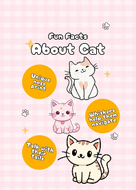 Fun Facts About Cats Illustration