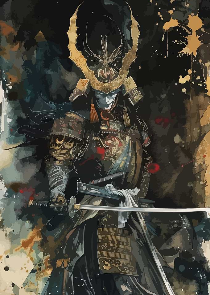 Samurai Warrior with Katana