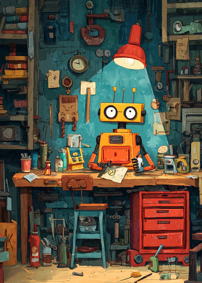 Robot in Workshop