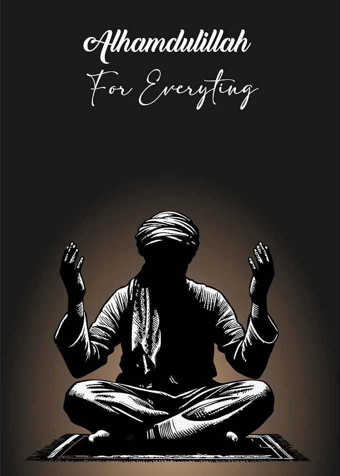 Alhamdulillah For Everything Illustration