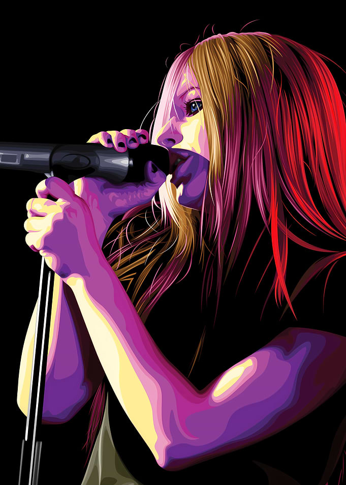 Avril lavigne Digital Art