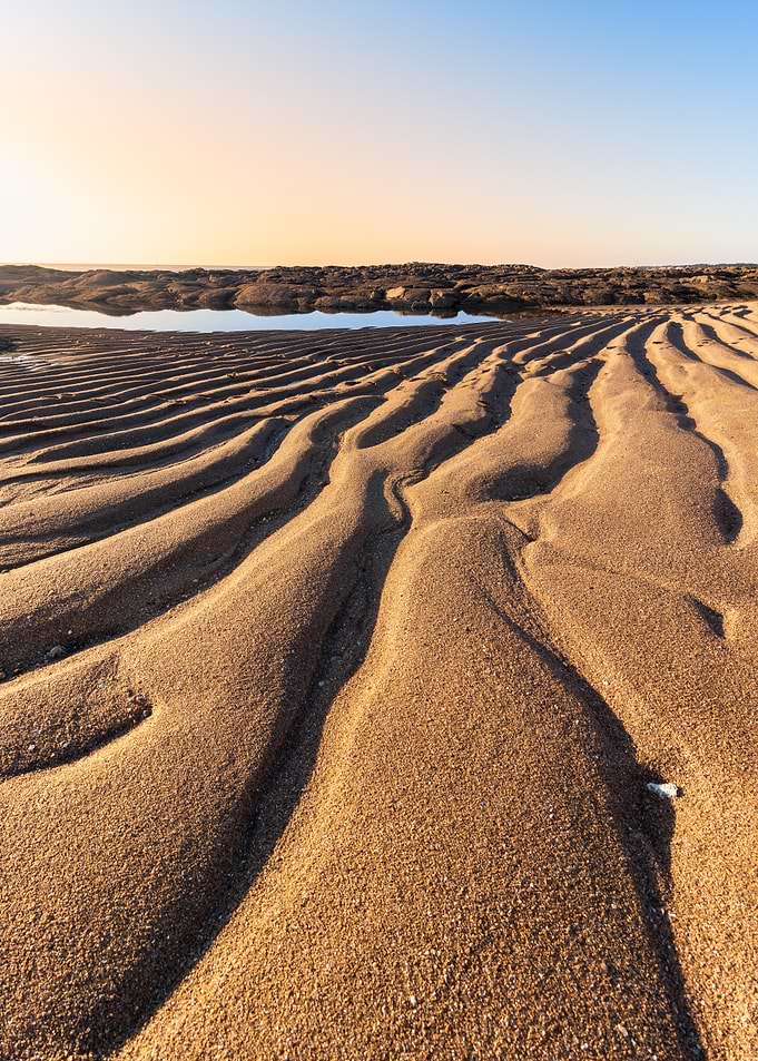 Rippled Sand at Low Tide