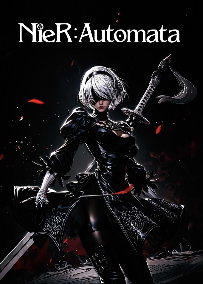 NieR:Automata 2B character art