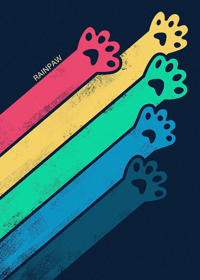 Rainpaw - Rainbow Cat Paws