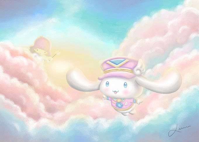 Cinnamoroll in the Clouds