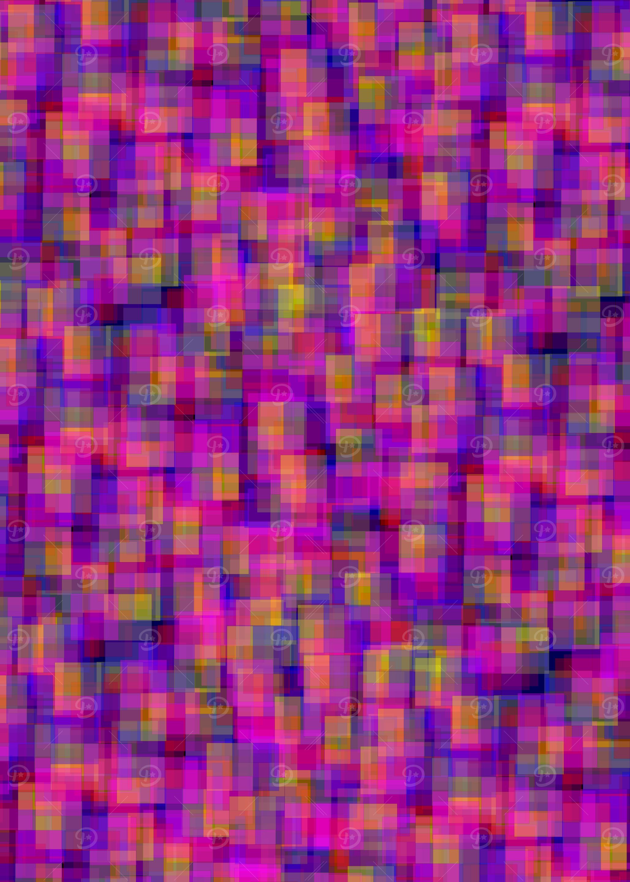 Abstract Pink and Purple Rectangles