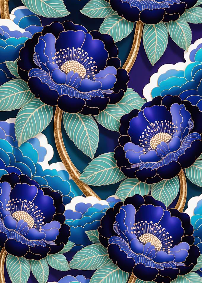 Floral Japanese Flowers