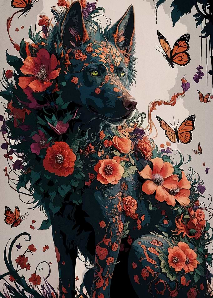 Floral Wolf Butterflies