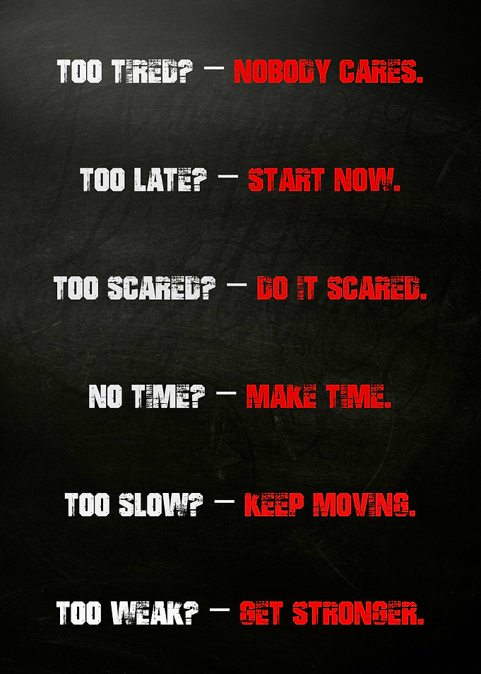 Motivational Quotes on Dark Background