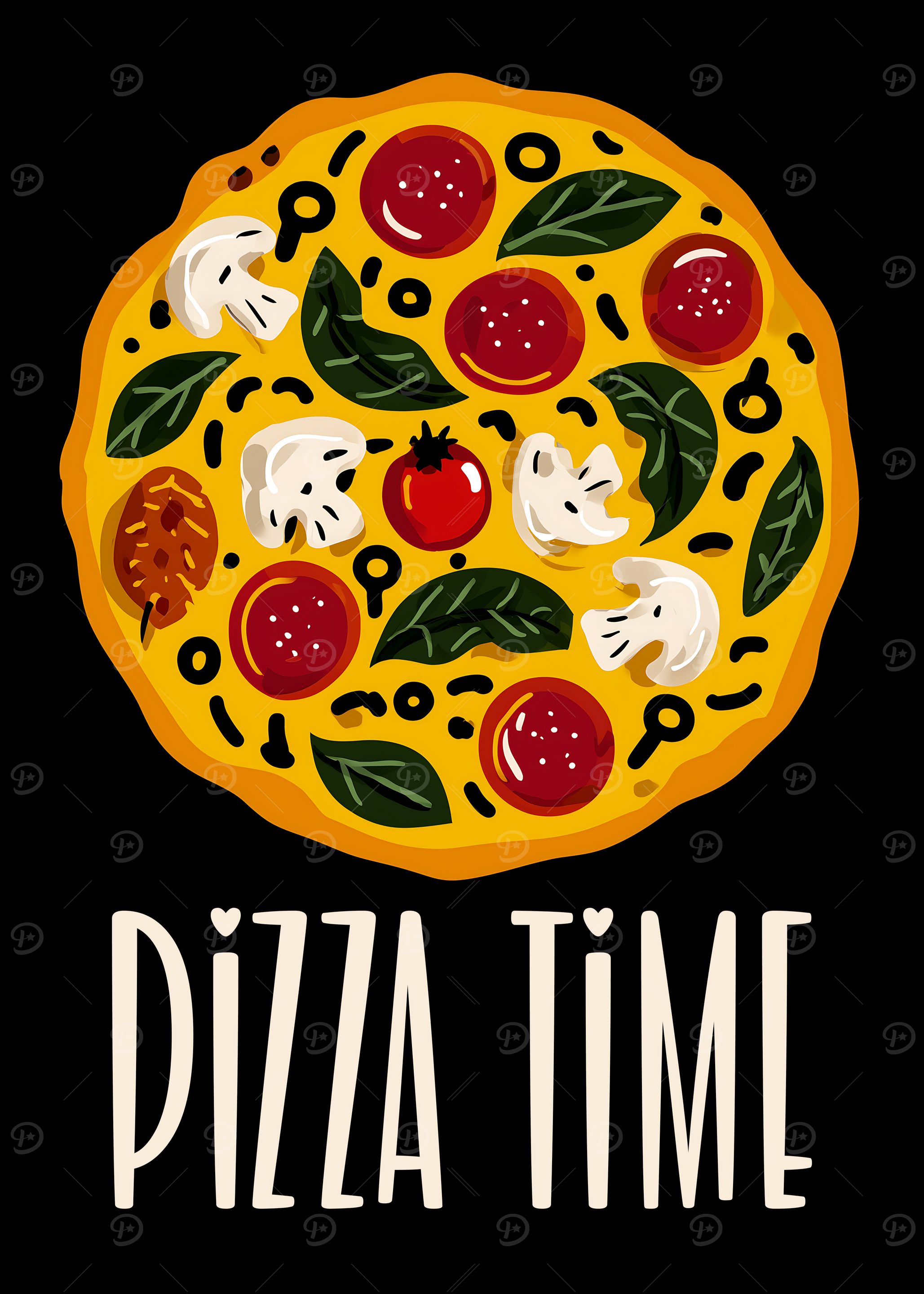 Pizza Time Poster Art