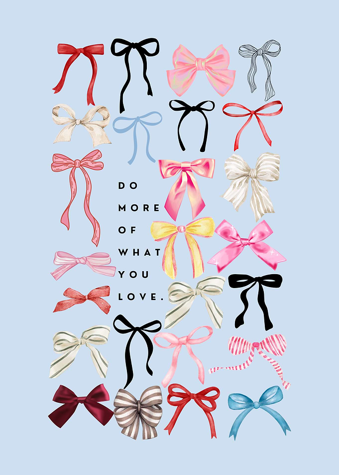 Ribbon Bows with Inspirational Text