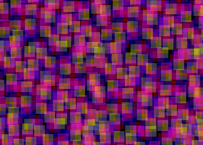 Abstract Colorful Squares Pattern