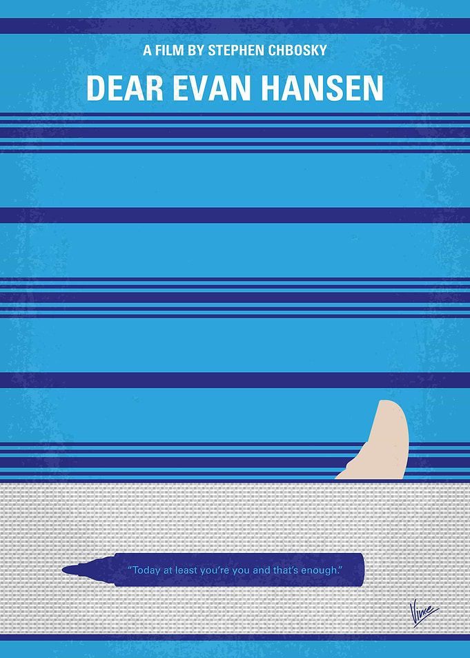 Dear Evan Hansen Minimalist Movie Poster