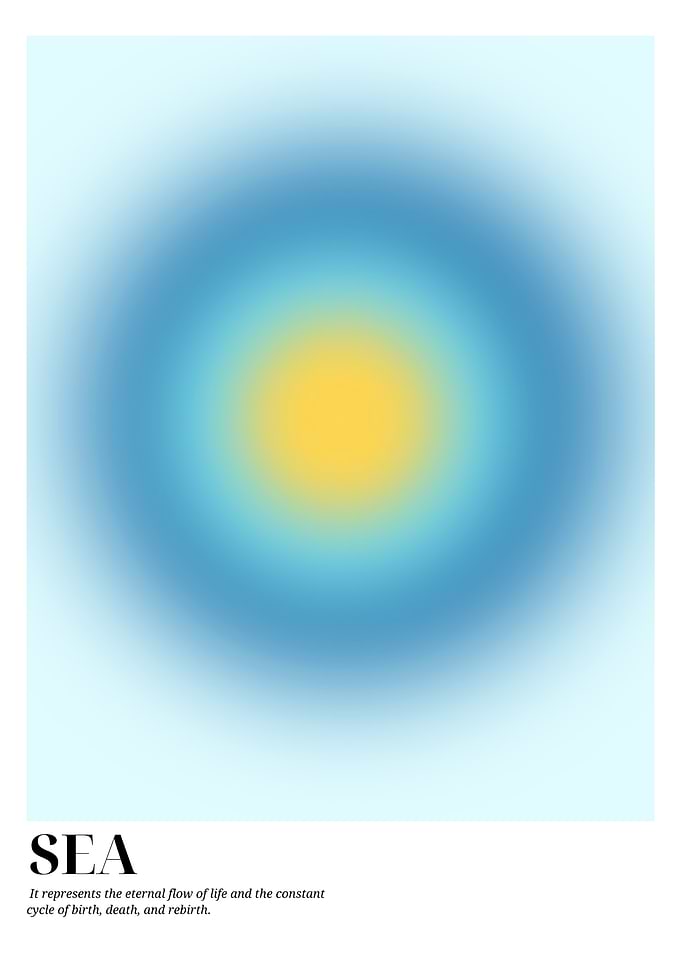 Sea Abstract Art