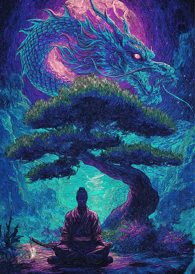 Samurai Dragon Tree