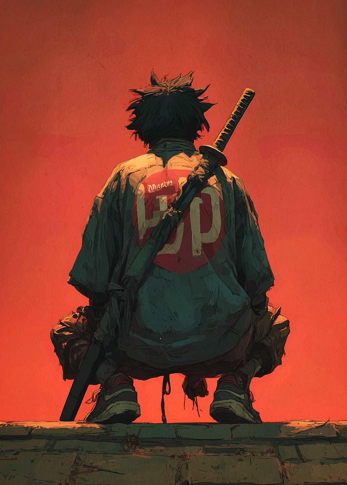 Urban Samurai with Sword