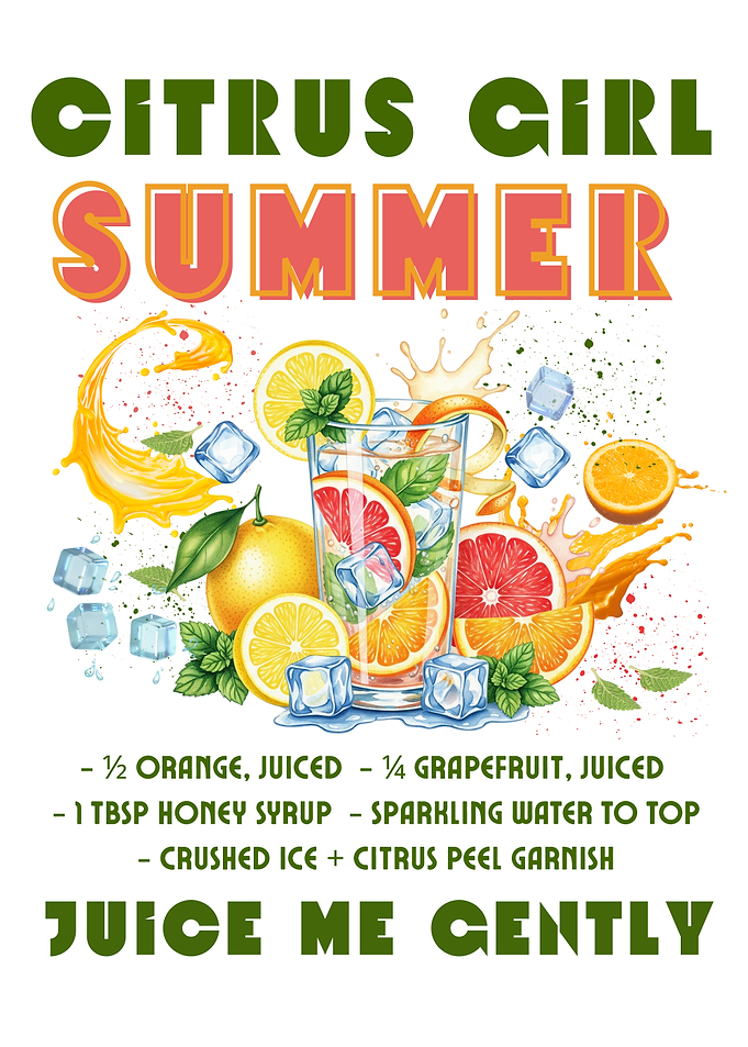Citrus Girl Summer Juice Me Gently Recipe