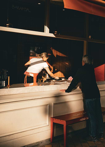 Crepe Stand Scene