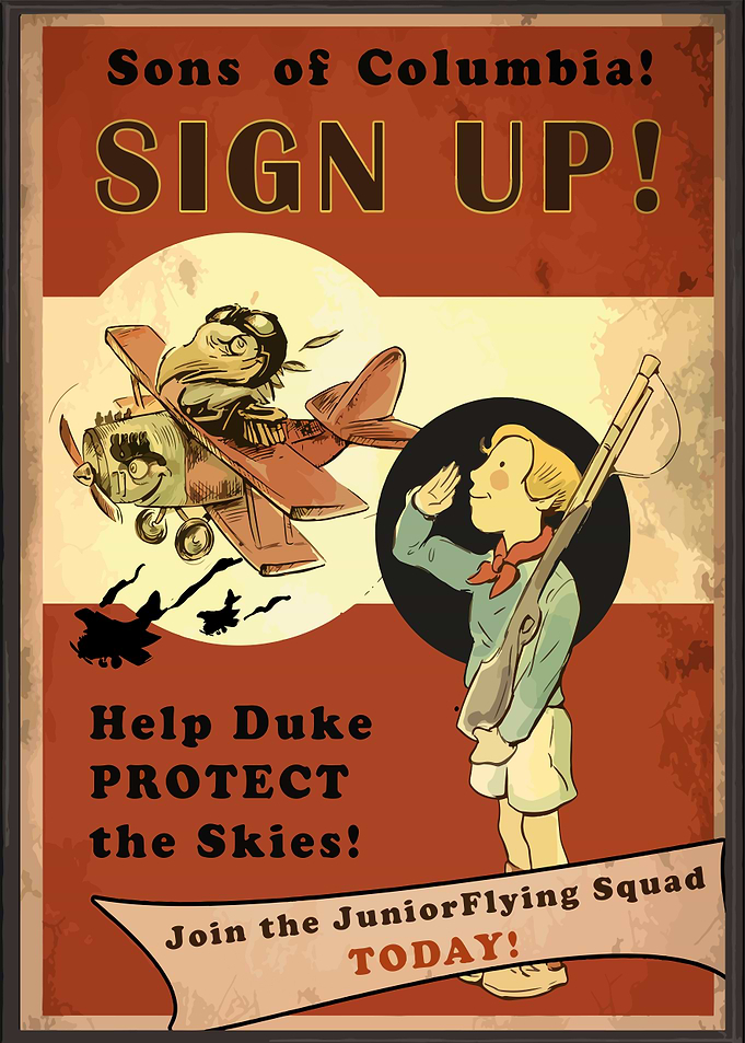 Sons of Columbia Sign Up Poster