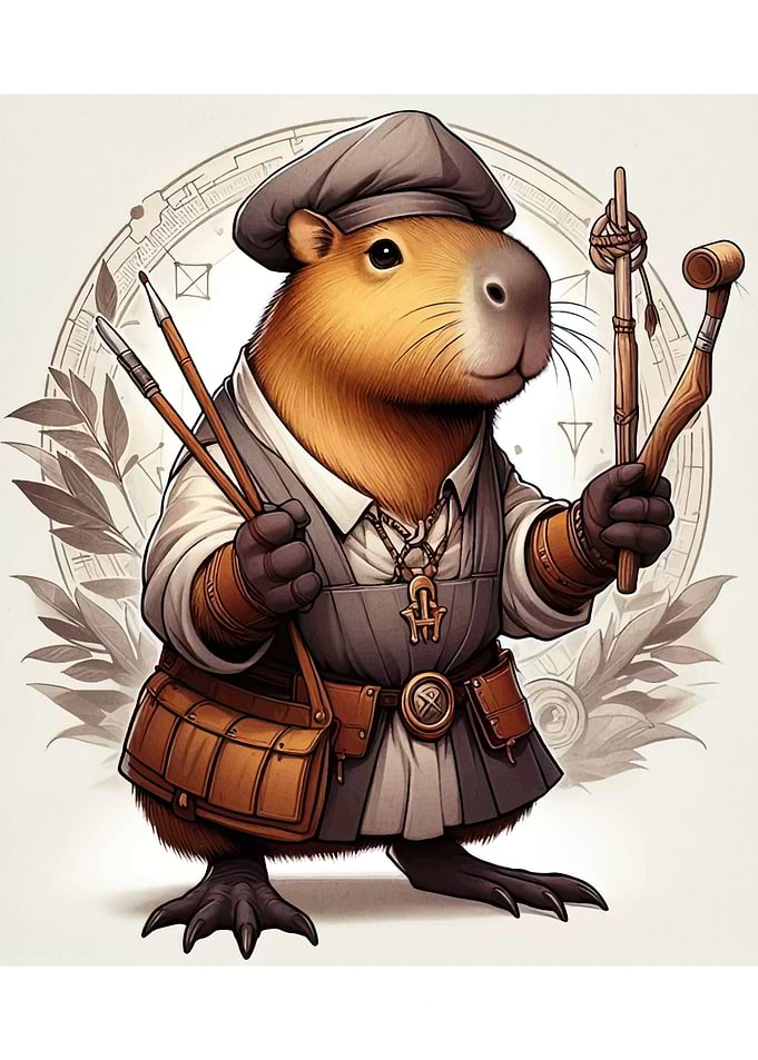 Capybara Artist