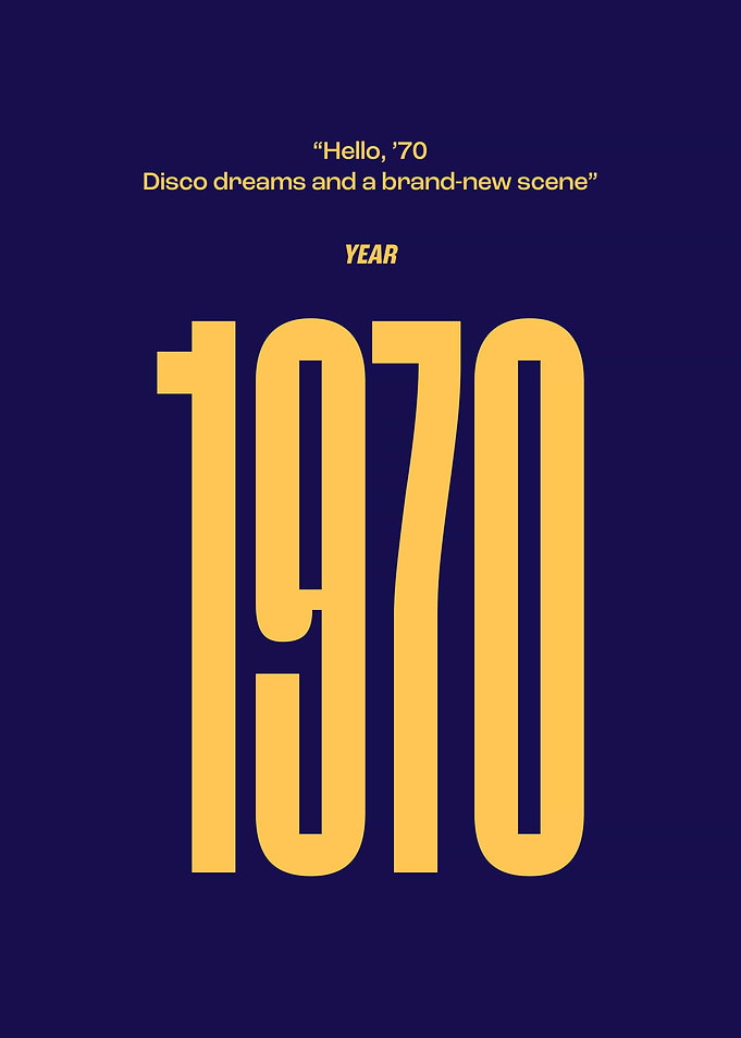 1970 Year Poster