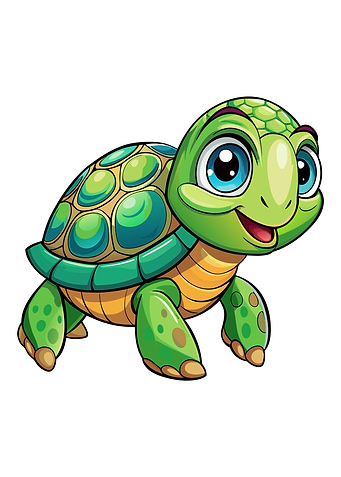 Cartoon Turtle Illustration
