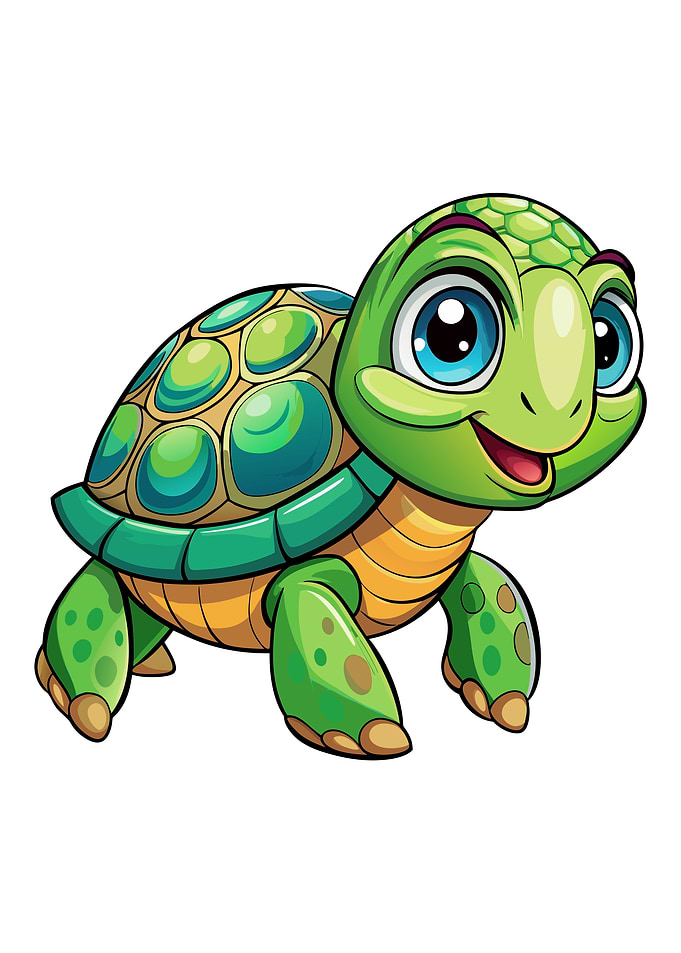 Cartoon Turtle Illustration