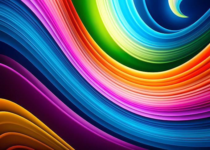 Colorful Abstract Swirl