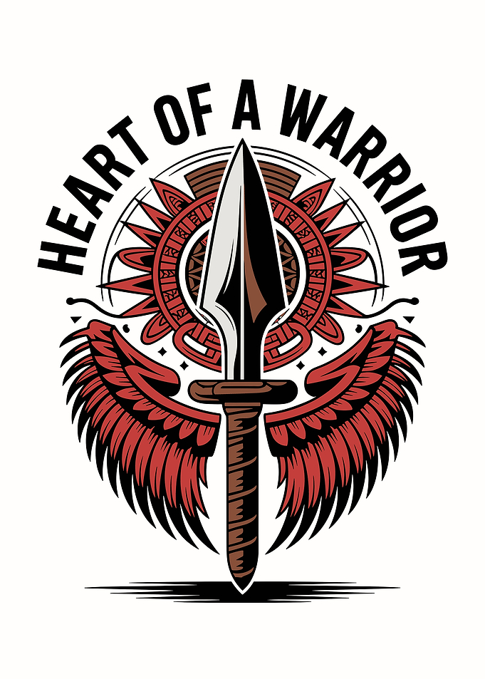 Heart of a Warrior Spear Emblem