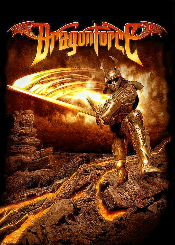 Dragonforce Warrior with Flaming Sword