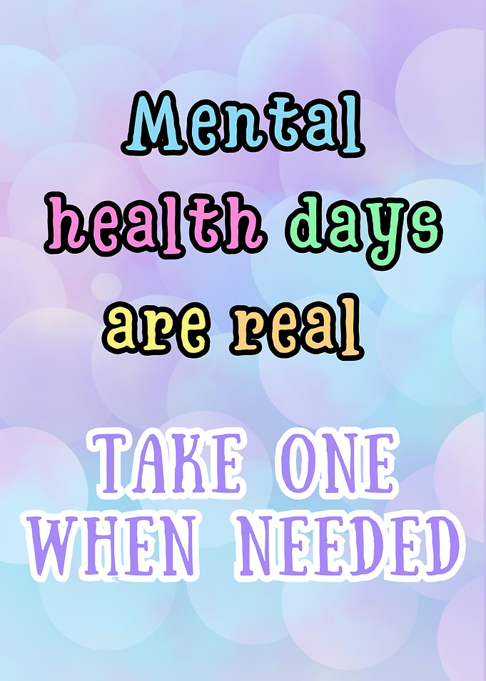 Mental Health Days Reminder