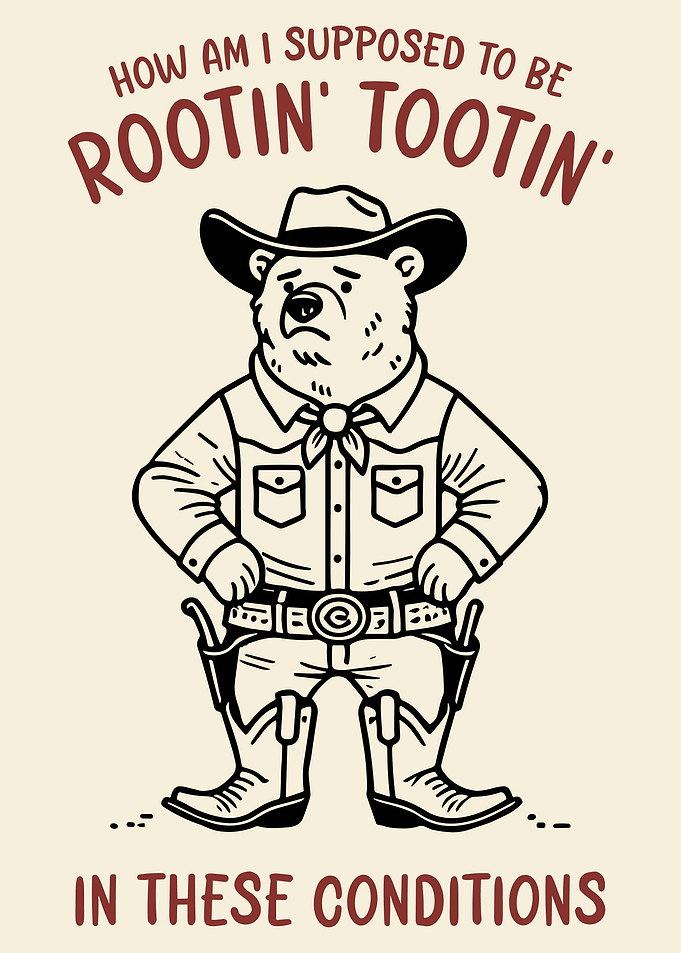 Rootin' Tootin' Bear Cowboy