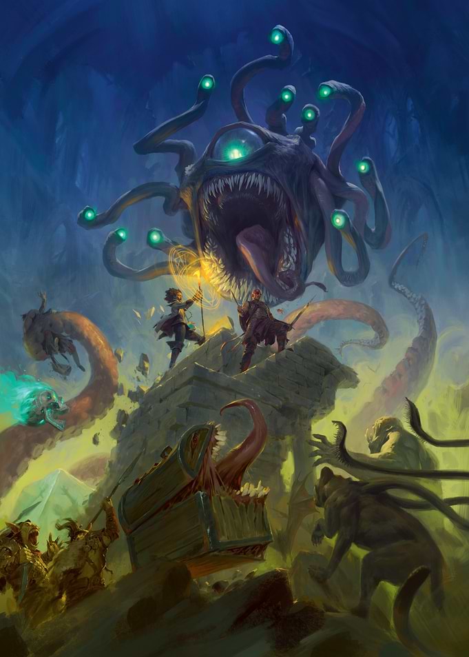 D&D Beholder Confrontation