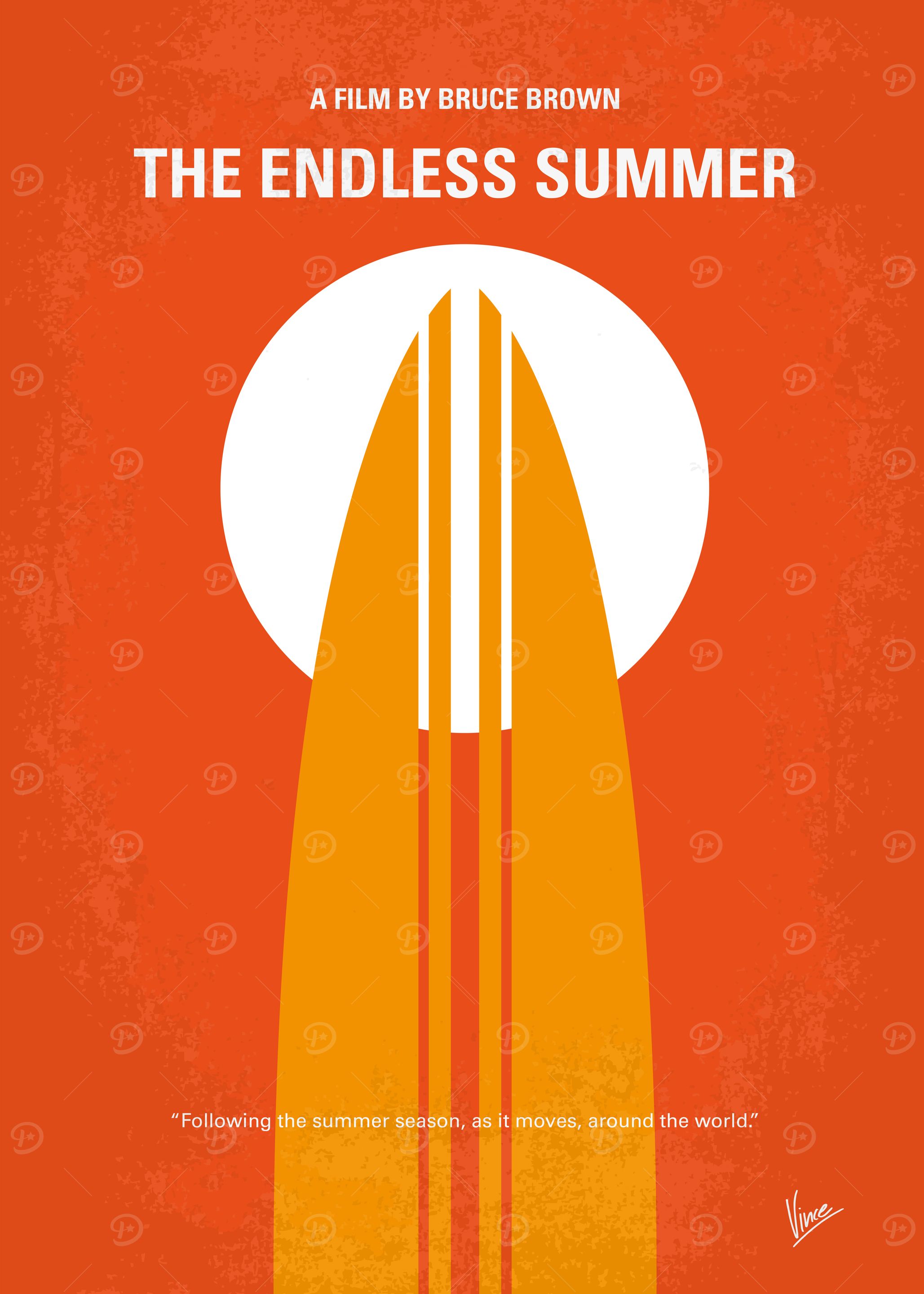 The Endless Summer Minimalist Movie Poster