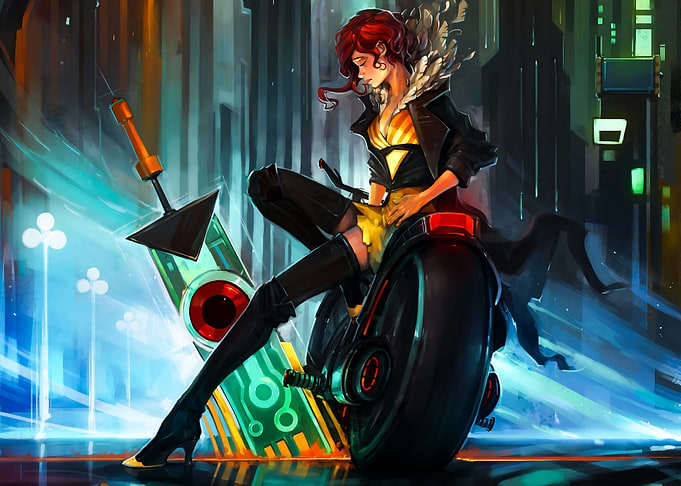 Transistor Futuristic Motorcycle