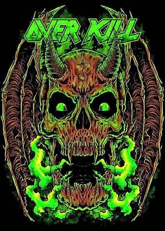 Overkill Band Skull Artwork