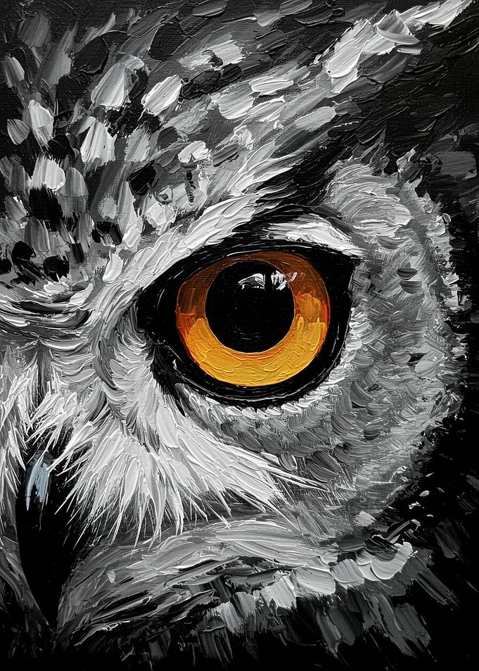 Owl Eye Painting