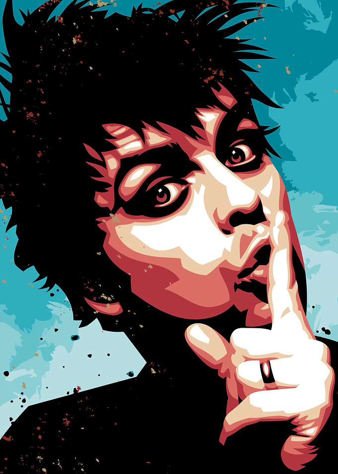 Shhh! Pop Art Portrait